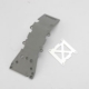 Placa protectora, placa delantera de plástico (gris)/acero inoxidable, TRX4937A