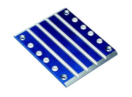 Placa protectora, transmisión, aluminio T6 (azul), TRX4947X