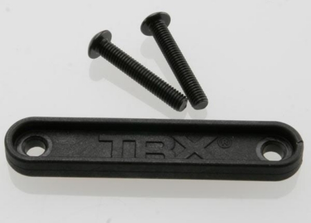 Barra de acoplamiento trasera (1) / 3 x 18 mm BCS (2) (compatible con todos los camiones Maxx), TRX4956