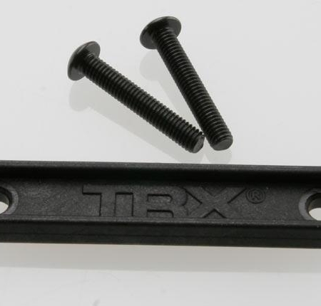 Barra de acoplamiento trasera (1) / 3 x 18 mm BCS (2) (compatible con todos los camiones Maxx), TRX4956