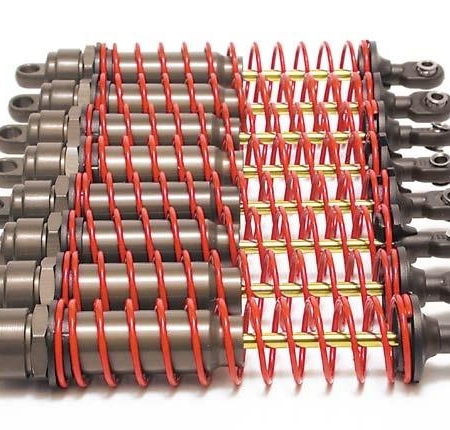 Amortiguadores Big Bore (xx-long) (anodizado duro y recubierto de teflón T6, TRX4962