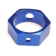 Adaptador de freno, aluminio hexagonal (azul) (uso con ejes HD), TRX4966X