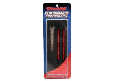 Eslabones de puntera, Maxx (tubos anodizados en rojo, aluminio 7075-T6, stron, TRX5141R