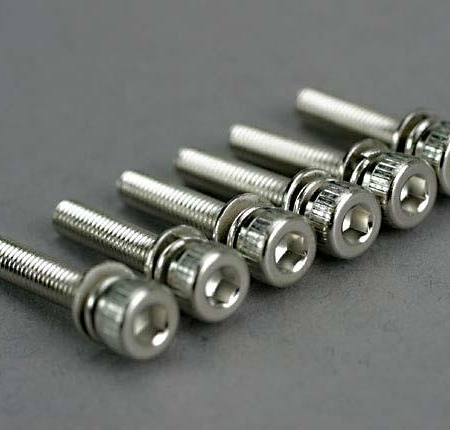 Tornillos, máquina de cabeza hueca de 3 x 15 mm (impulsión hexagonal) (con división y, TRX5142