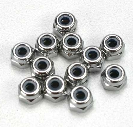 Tuercas de bloqueo de nailon de 2,5 mm (12), TRX5158