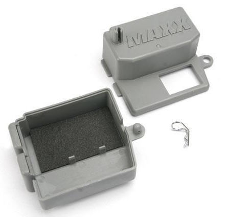 Caja, receptor (mitades superior e inferior)/clip (1)/almohadilla de espuma, TRX5159