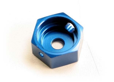 Adaptador de freno, aluminio hexagonal (azul) (para T-Maxx acero constante, TRX5165