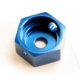 Adaptador de freno, aluminio hexagonal (azul) (para T-Maxx acero constante, TRX5165