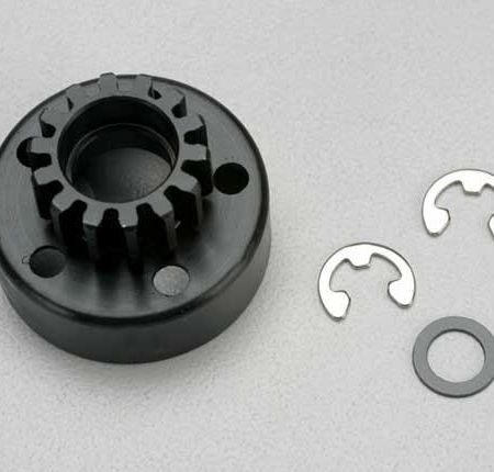 Campana de embrague (14 dientes)/Arandela de fibra de 5 x 8 x 0,5 mm (2)/E-CLI de 5 mm, TRX5214