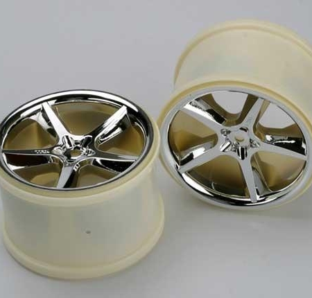 Ruedas, Gemini 3.8 (cromadas) (2) (también compatible con la serie Maxx), TRX5372