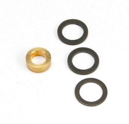 Arandela, 7x10x1.0 (2), 7x10x0.5 (1) acero negro (cuñas para fl, TRX5426