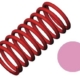 Resorte, amortiguador rojo (GTR) (5,4 tasa rosa) (1 par), TRX5443