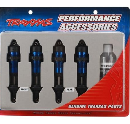 Amortiguadores, aluminio GTR, cuerpos anodizados en azul con ejes TiN (, TRX5460A