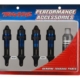 Amortiguadores, aluminio GTR, cuerpos anodizados en azul con ejes TiN (, TRX5460A
