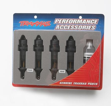 Amortiguadores, carrocería de aluminio anodizado duro GTR, recubierto de teflón, TRX5460X