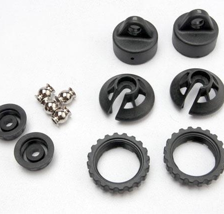 Tapas y retenedores de resorte, amortiguador GTR (tapa superior (2)/hueca, TRX5465