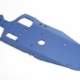 Chasis, aluminio 6061-T6 (3 mm) (anodizado azul)/adhesivo para TRX5522