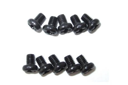 Tornillo de cabeza abombada M3 x 4 mm (10 piezas) - S10 Twister, 124052