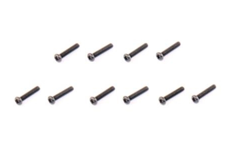 Tornillo de cabeza abombada M3 x 10 mm (10 piezas) - S10 Twister, 124054