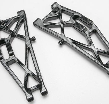 Brazos de suspensión traseros (izquierdo y derecho), acabado Exo-Carbon (Jat, TRX5533G