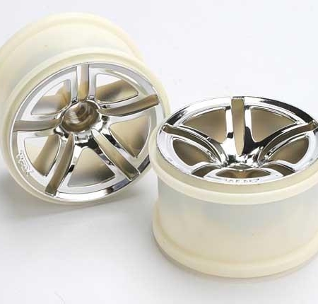 Ruedas, Jato Twin-Spoke 2.8 (cromadas) (nitro trasera/ eléctrica f, TRX5572