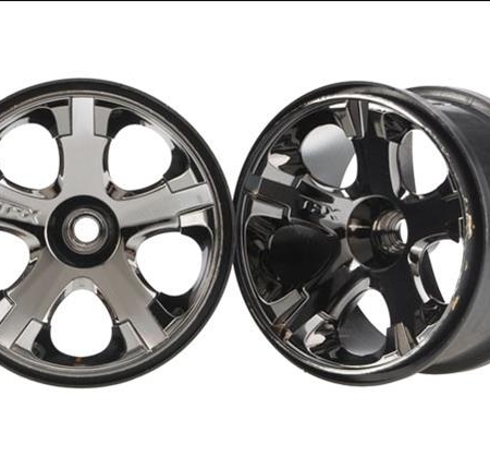 Ruedas, All-Star 2.8 (cromo negro) (delanteras nitro) (2), TRX5577A