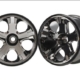 Ruedas, All-Star 2.8 (cromo negro) (delanteras nitro) (2), TRX5577A