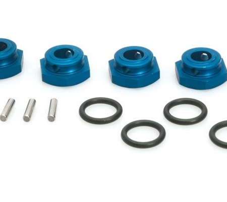 Adaptador de rueda de aluminio azul (4 piezas) - S10 Blast, 124600