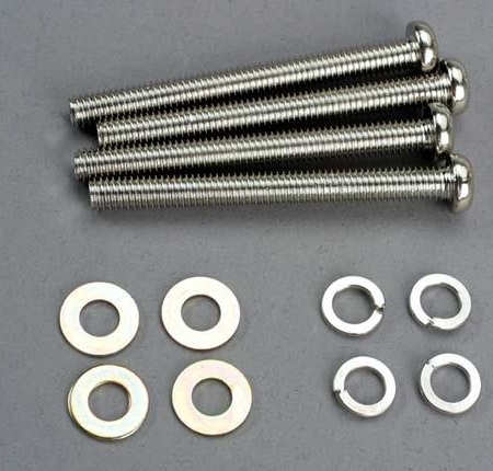 Tornillos, tornillos para máquina de cabeza redonda de 6 x 60 mm (4)/ 6,0 SW (4)/ 6 x 1, TRX6077