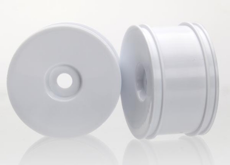 Ruedas cóncavas (blancas, teñibles) (traseras) (2), TRX6472