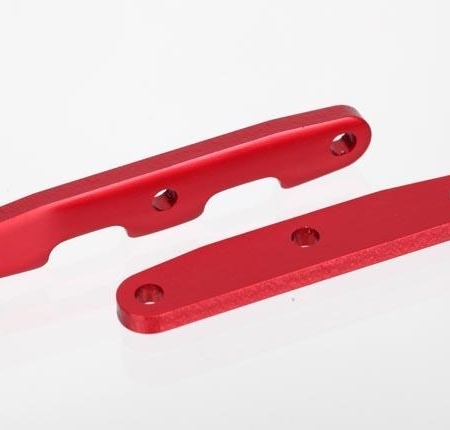 Barras de unión de mamparo, delanteras y traseras, aluminio anodizado rojo), TRX6823R