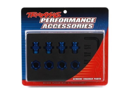 Adaptadores hexagonales de aluminio anodizado de 17 mm, TRX6856X