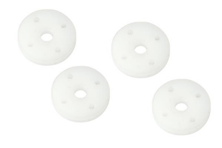 Pistones de amortiguador de teflón Big Bore de 6 x 1,2 mm (4 unidades), 132654