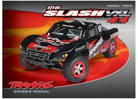 Manual del propietario, 1/16 Slash 4Wd, TRX7098