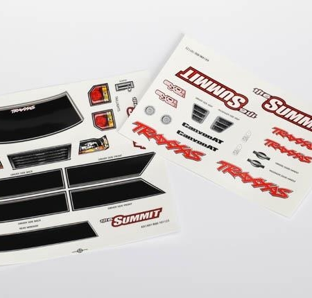 Calcomanías, Summit a escala 1/16, TRX7214