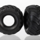 Neumáticos, réplica de Monster Jam, perfil doble (1,5 exterior y 2, TRX7267