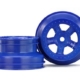 Ruedas, SCT azul, estilo beadlock, perfil doble (1.8' interior, 1, TRX7673
