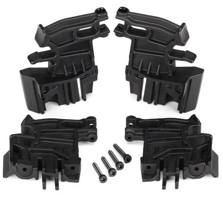 Soportes de sujeción de batería, izquierdo (2)/derecho (2)/3 x 18 mm CS (4), TRX7718