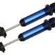 Amortiguadores, GTX, aluminio, anodizado azul (completamente ensamblados sin sp, TRX7761