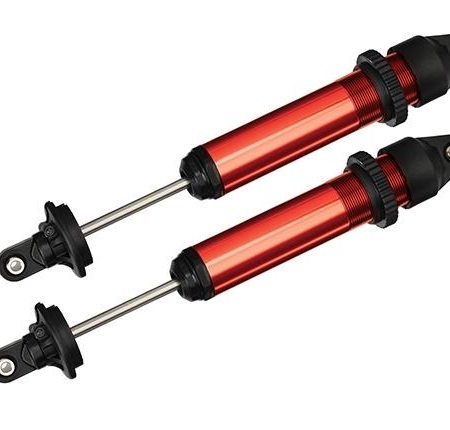 Amortiguadores, GTX, aluminio, anodizado rojo (completamente ensamblados sin sp, TRX7761R