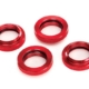 Retenedor de resorte (ajustador) Aluminio anodizado rojo, amortiguadores GTX, TRX7767R