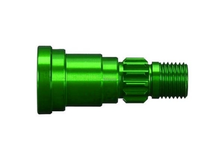 Eje de mangueta, aluminio (anodizado verde) (1) usar solo con 7750X, TRX7768G