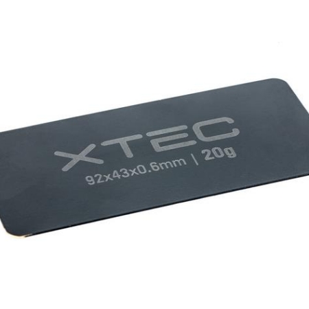 Peso de la batería CCL: 92 x 43 x 0,6 mm (aproximadamente 20 g)
