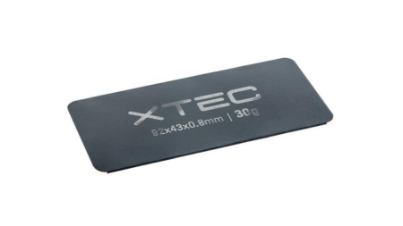 Peso de la batería CCL: 92 x 43 x 0,8 mm (aproximadamente 30 g)