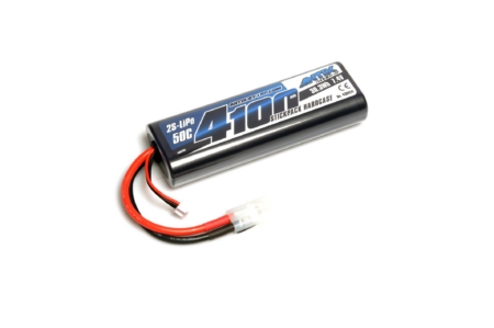 ANTIX de LRP 4100 - Estuche rígido para batería LiPo de 7,4 V y 50 C para coche - Conector Tamiya