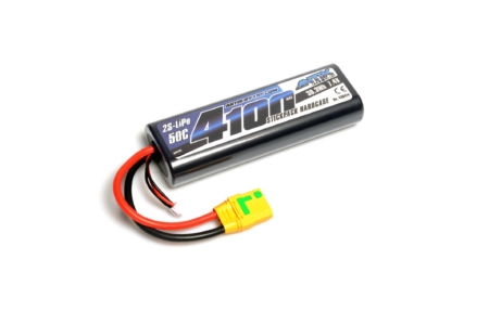 ANTIX de LRP 4100 - Estuche rígido para batería LiPo de 7,4 V y 50 C para coche - Conector XT90