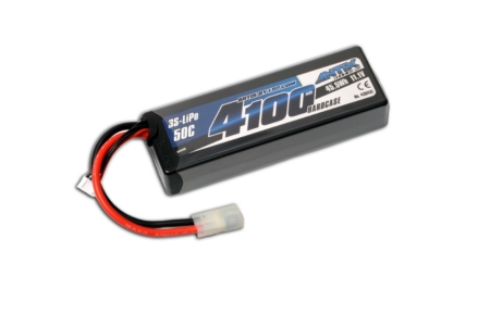 ANTIX de LRP 4100 - Carcasa rígida para coche LiPo de 11,1 V y 50 C - Conector Tamiya
