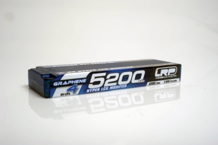Batería rígida HV Hyper LCG modificada de GRAFENO-4 de 5200 mAh - LiPo de 7,6 V - 120 C/60 C