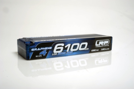 Batería rígida HV LCG GRAPHENE-4 de 6100 mAh con especificaciones estándar - LiPo de 7,6 V - 135 C/65 C