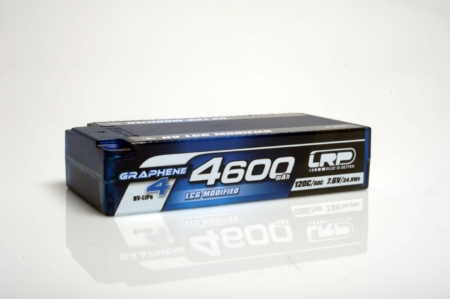 Batería rígida HV LCG Modified Shorty GRAPHENE-4 de 4600 mAh - 7,6 V LiPo - 120 C/60 C